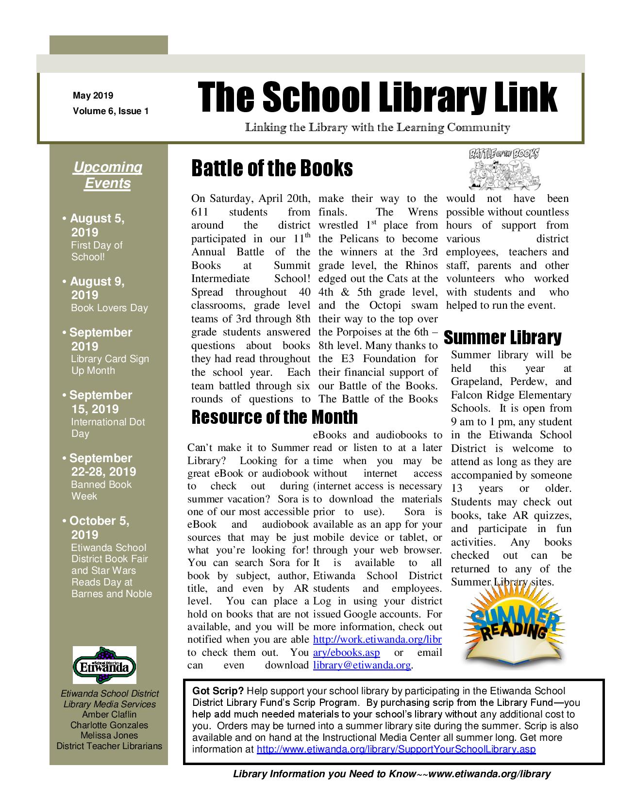 LINK Newsletter